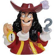 Peter Pan Captain Hook Cookie Jar